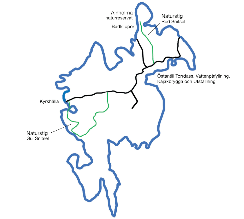 Bild visar en karta &ouml;ver Asp&ouml;ja